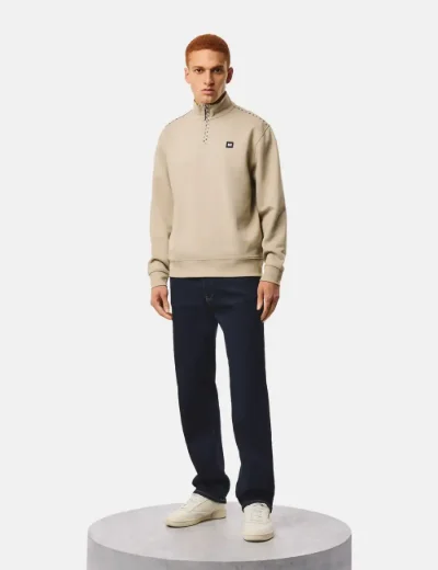 Weekend Offender Matisa Quarter Zip Sweat | Rock