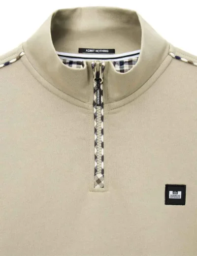 Weekend Offender Matisa Quarter Zip Sweat | Rock