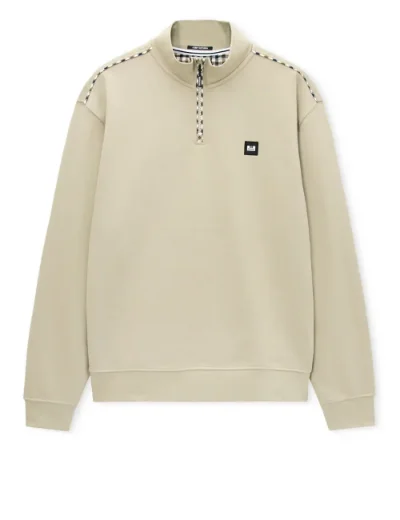 Weekend Offender Matisa Quarter Zip Sweat | Rock