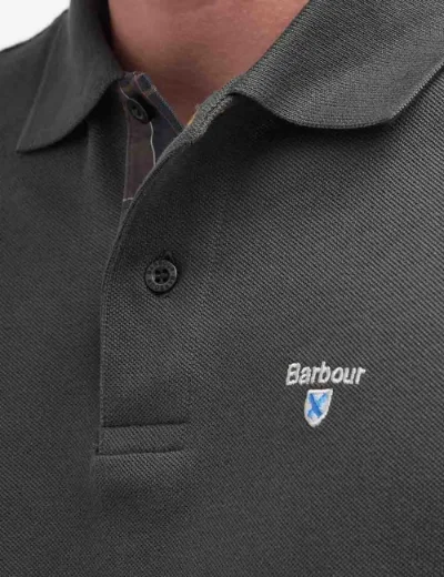 Barbour Tartan Pique Polo | Green