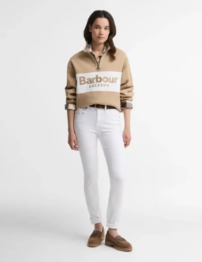 Barbour Womens Zaria Half Zip | Warm Trench