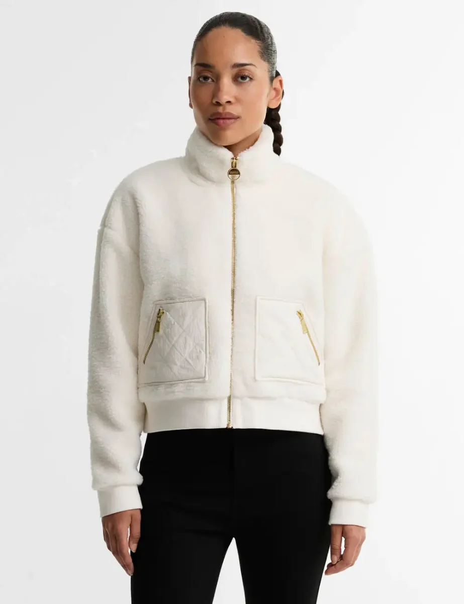 Barbour International Gea Fleece | Off White