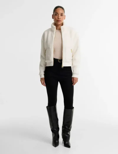 Barbour International Gea Fleece | Off White