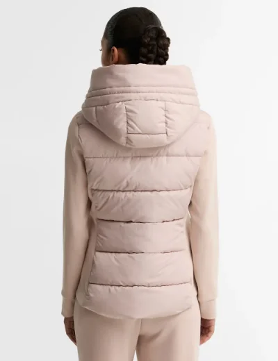 Barbour International womens Conway Quilted Sweat | Nutmeg