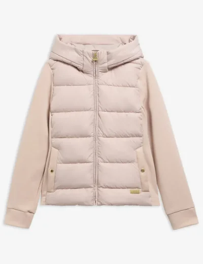 Barbour International womens Conway Quilted Sweat | Nutmeg