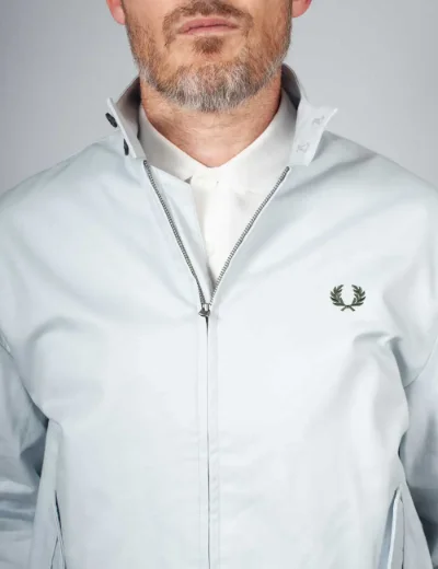 Picture of Fred Perry Mens Harrington Jacket | Dusky Blue