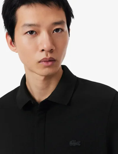 Lacoste Men's Long Sleeve Paris Polo Shirt | Black