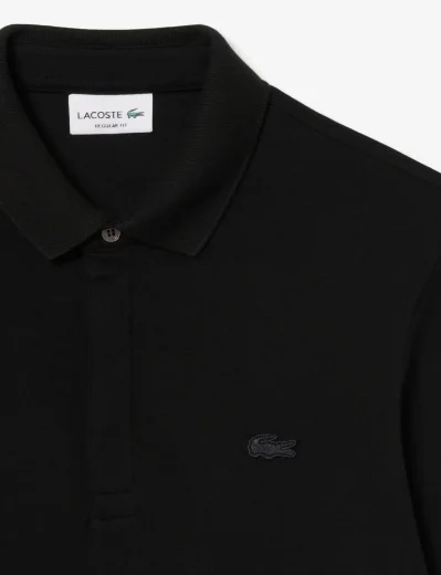 Lacoste Men's Long Sleeve Paris Polo Shirt | Black