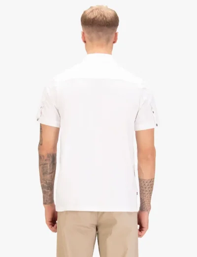 LUKE Short Sleeve Neville Shirt | White