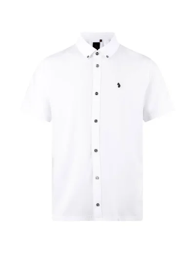 LUKE Short Sleeve Neville Shirt | White
