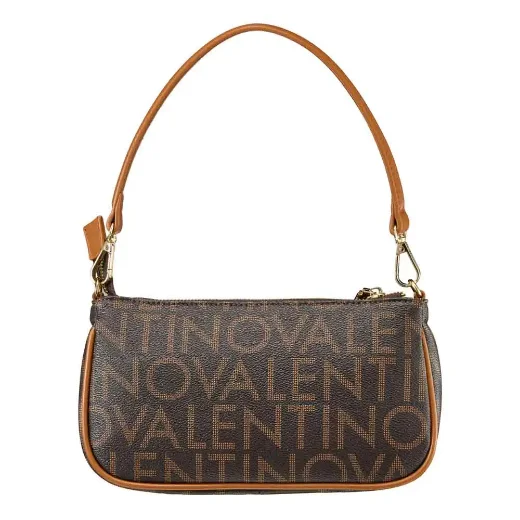 Valentino Regina RE Small Shoulder Bag / Dark Brown / Natural