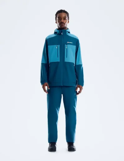 Picture of Berghaus Mens Vantashell Pants | Blue Abyss