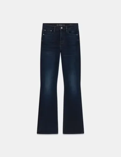 Guess Womens Sexy Flare Denim Jean | Dark Blue