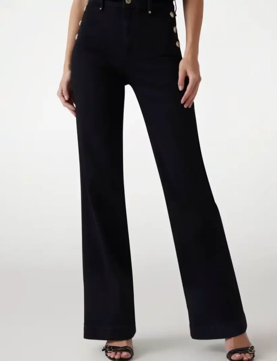 Guess New Faye Chino Jeans | Black