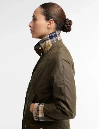 Barbour Womens Icons Beadnell Jacket | Beech/Birchwood