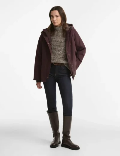 Barbour Womens Hester Waterproof Jacket | Fig/Muted