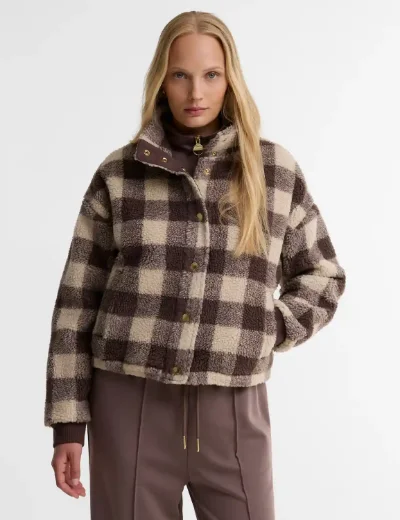 Barbour International Womens Amaya Fleece | Truffle Multi