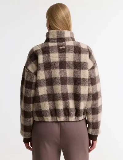 Barbour International Womens Amaya Fleece | Truffle Multi
