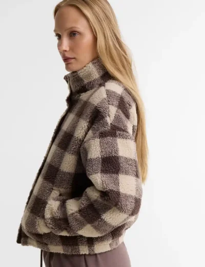 Barbour International Womens Amaya Fleece | Truffle Multi