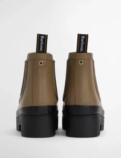 Barbour Halton Ankle Wellingtons | Military Brown