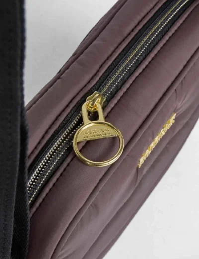 Barbour International Monaco Baffle Quilted Crossbody Bag | Truffle 