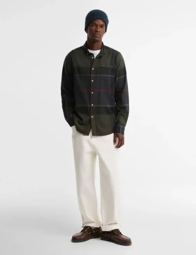 Barbour Dunoon Tailored Fit Shirt | Shadow Classic Tartan