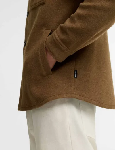 Barbour Marltown Wool-Blend Overshirt | Sandstone
