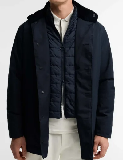 Barbour Northdale Waterproof Mac Jacket | Navy