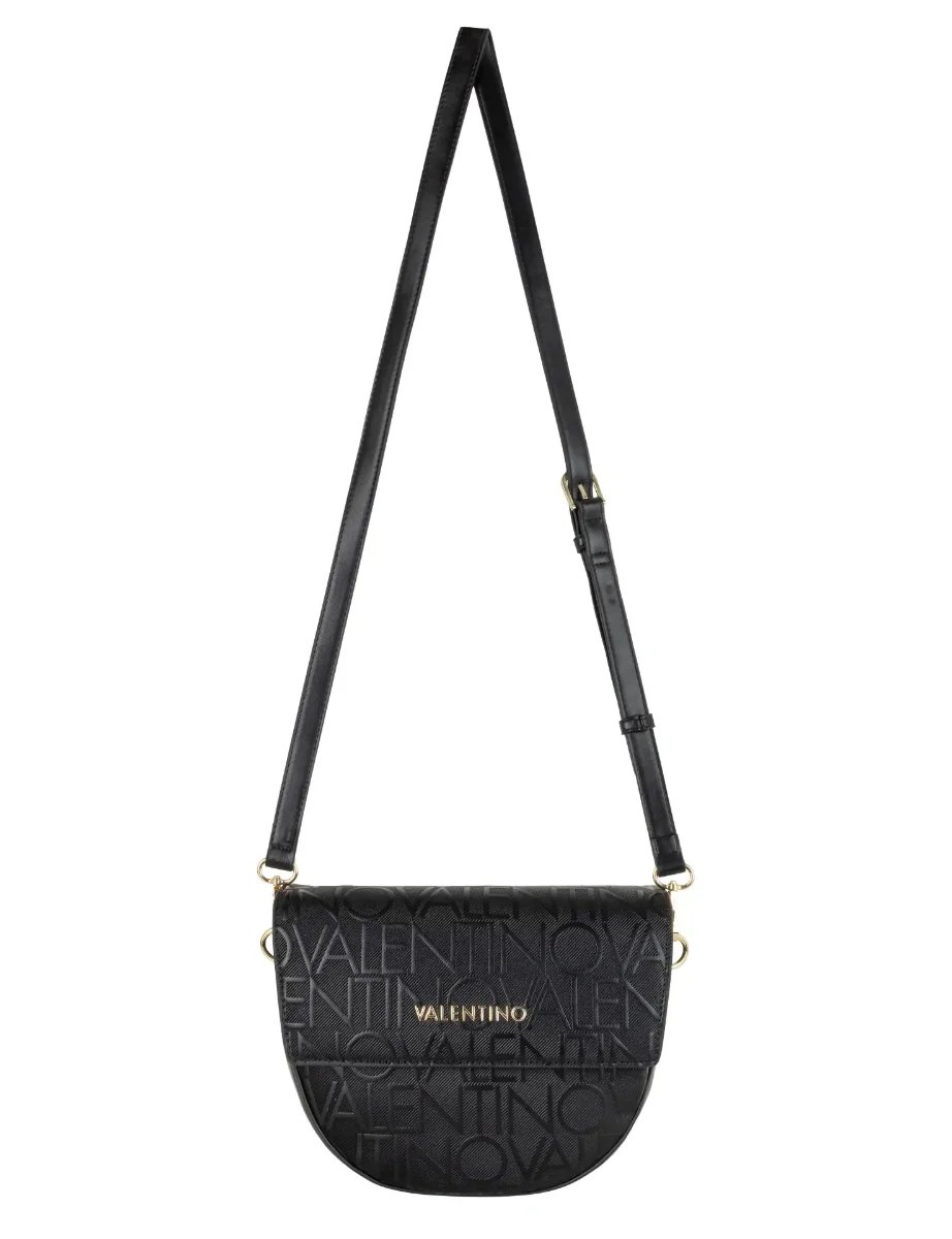Valentino Gynerva RE Flap Shoulder Bag | Black
