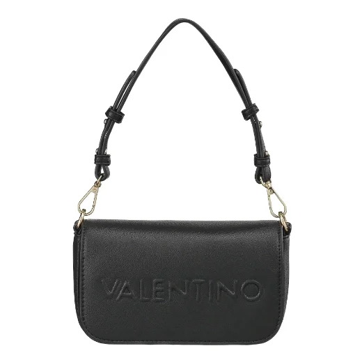 Valentino Bianka RE Flapover Shoulder Bag | Black