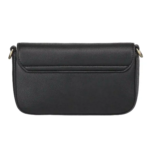 Valentino Bianka RE Flapover Shoulder Bag | Black