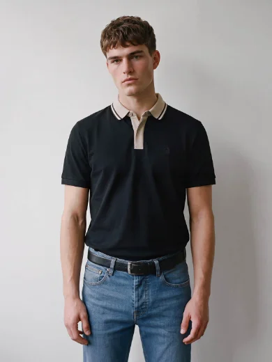 Picture of LUKE 1977 Leo Polo Shirt| Black/Hardnut