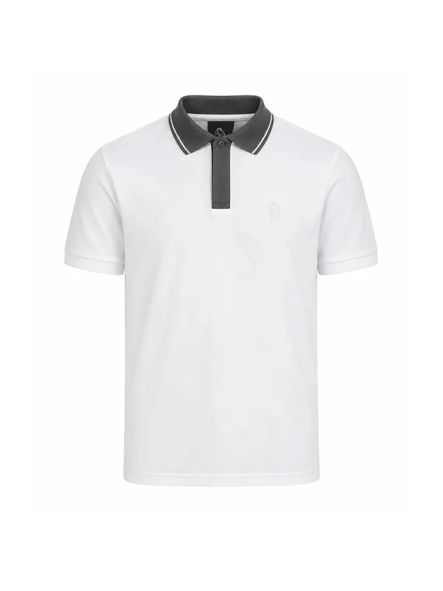 Picture of LUKE 1977 Leo Tonal Polo | White / Concrete 