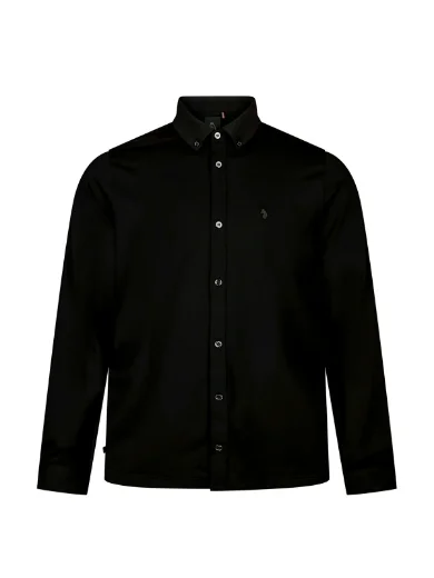 Picture of LUKE 1977 Long Sleeve Neville Shirt | Black