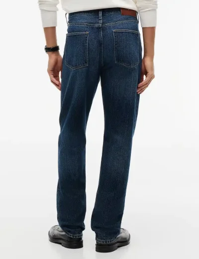 Tommy Hilfiger Dover Regular Straight Whiskered Jeans | Wood Indigo