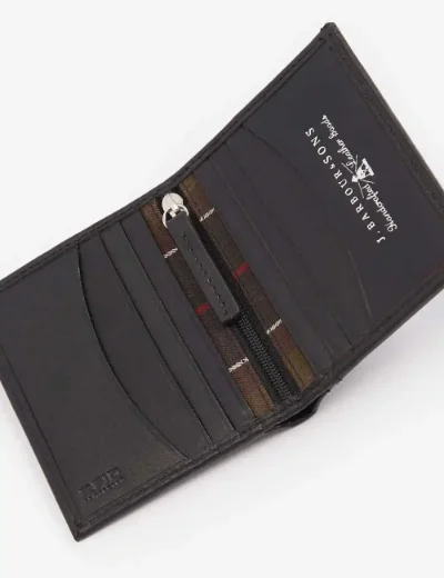 Barbour Colwell Billfold Wallet | Black