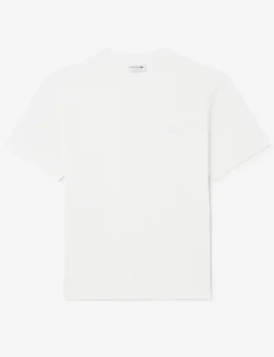 Lacoste Mens Pima Cotton Pique T-Shirt / White