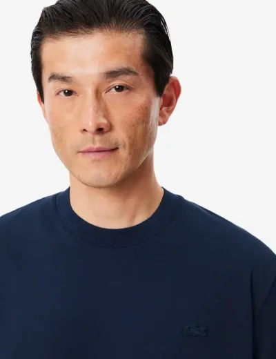 Lacoste Mens Pima Cotton Pique T-Shirt | Navy