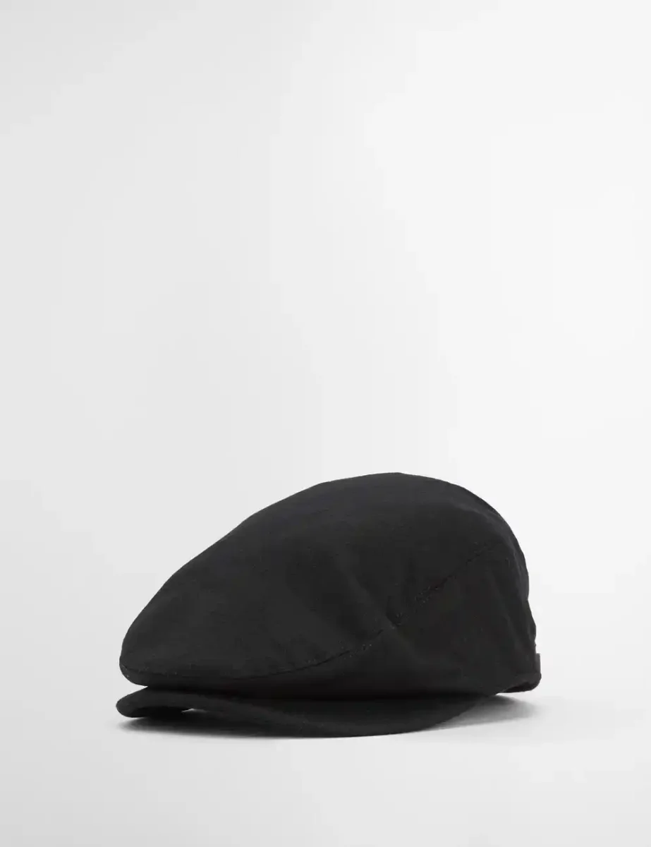 Barbour Mens Redshore Flat Cap | Black
