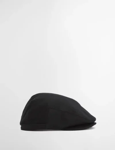 Barbour Mens Redshore Flat Cap | Black