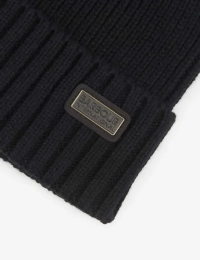 Barbour International Mens Chester Beanie | Black