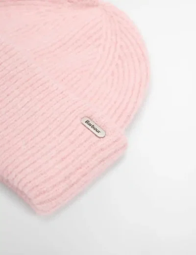 Barbour Womens Enid Beanie / Pink