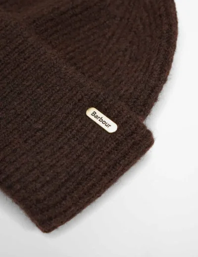 Barbour Womens Enid Beanie / Rustic