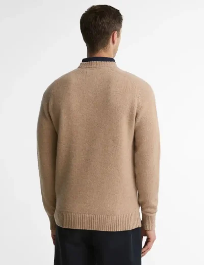 Picture of Barbour Newtown Crew Neck Jumper | Washed Stone