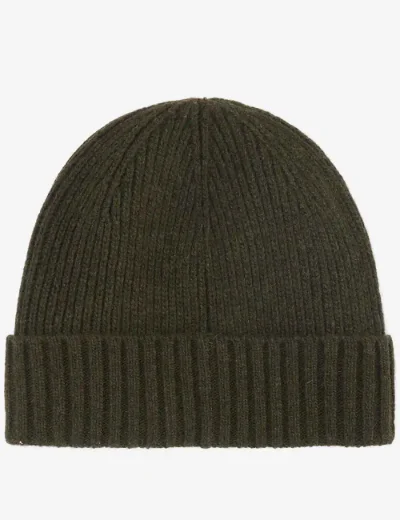 Picture of Barbour Mens Carlton Beanie / Dark Green