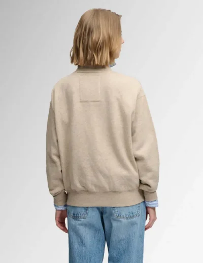 Superdry Country Club Crew Neck | Oatmilk Beige Marl