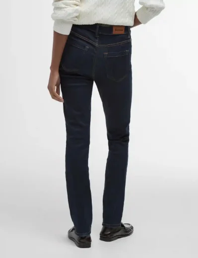 Barbour Womens Essential Slim Jean | Rinse Wash