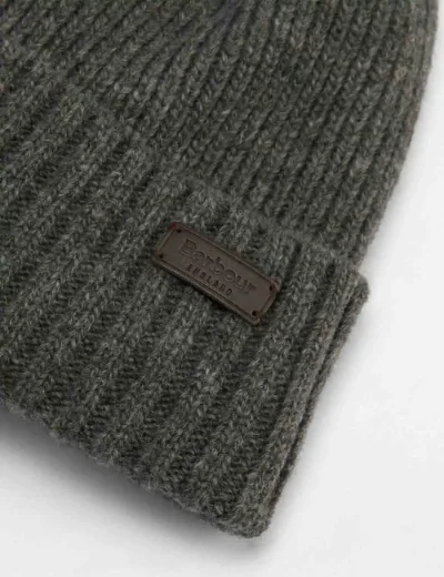 Barbour Carlton Beanie & Glove gift set | Grey