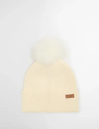 Picture of Barbour Dover Beanie Hat and Hailes Scarf Gift Set | Monochrome
