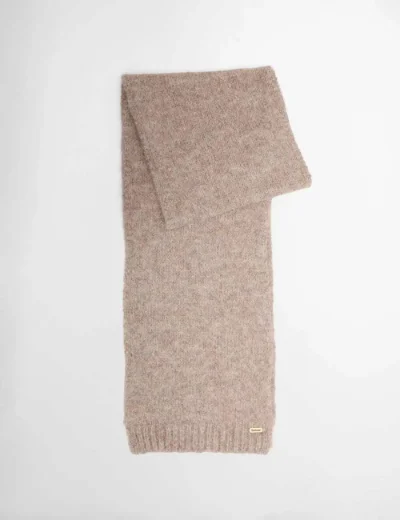 Picture of Barbour Womens Emmy Beanie & Scarf Gift Set | Taupe Mist